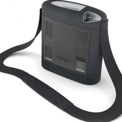 black oxygen bag